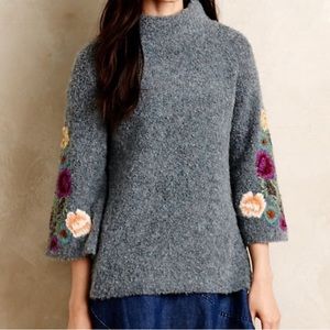 Anthropologie | Sleeping on Snow Rosevine Sweater